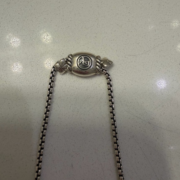 David Yurman Silver Pavé Cross Bracelet - Picture 4 of 4